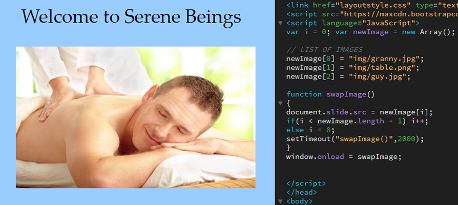 Image swap on timer with JavaScript